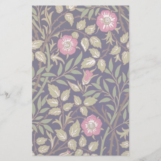 Papeterie William Morris Briquet Floral Art nouveau (Devant)