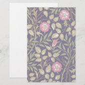 Papeterie William Morris Briquet Floral Art nouveau (Devant / Derrière)