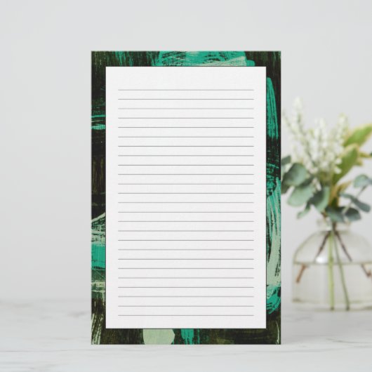 Papeterie Windows bleu vert I (Debout devant)