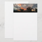 Papeterie Winter Sunset Nature Paysage Photographie (Devant / Derrière)