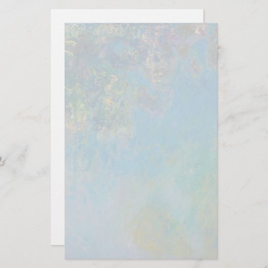 Papeterie Wisteria par Claude Monet (Devant / Derrière)