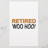 Papeterie Woo Hoo à la retraite (Devant)