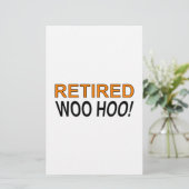 Papeterie Woo Hoo à la retraite (Debout devant)