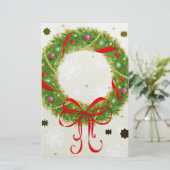 Papeterie Wreath de Noël (Debout devant)