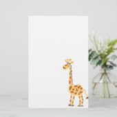 Papeterie XX girafe primitive drôle d'art (Debout devant)
