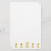 Papeterie Yellow Labrador Dog Design (Devant / Derrière)