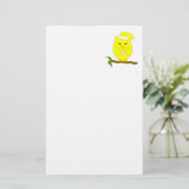 Papeterie Yellow Night Owl Design (Debout devant)