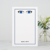Papeterie Yeux bleus (Debout devant)
