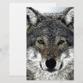 Papeterie Yeux de loup (Devant / Derrière)