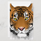 Papeterie Yeux de tigre (Devant / Derrière)