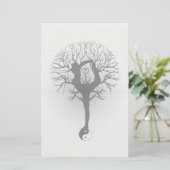 Papeterie Yin Yang, arbre de la vie, femmes, yoga (Debout devant)