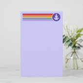 Papeterie Yoga Rainbow (Debout devant)