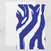 Papeterie Zèbre Bleu (Devant / Derrière)