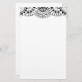 Papeterie zendoodle tête de mandala 2 (Devant / Derrière)