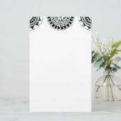 Papeterie zendoodle tête de mandala 3 (Debout devant)