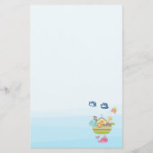 Papeterie Zoo mignon Arche animal avec papillon et baleine (Devant)