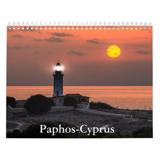 Paphos-Cypriotische kalender (Hoes)