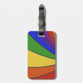 Paphos Life Logo en regenboog Bagagelabel (Achterkant verticaal)