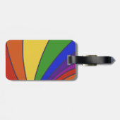 Paphos Life Logo en regenboog Bagagelabel (Achterkant horizontaal)