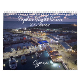Paphos Nachtgezichten 2026 Kalender door Paphos Li
