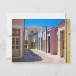 Paphos Oude Stad kleurrijke gebouwen Briefkaart