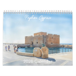 Paphos water colour style Calendar by PaphosLife Kalender