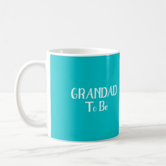 Papi à venir - Mug Fond Sarcelle (Gauche)