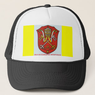 PAPIËLE TRADITIONELE KATHOLIEKE WAPENKLASSE TRUCKER PET