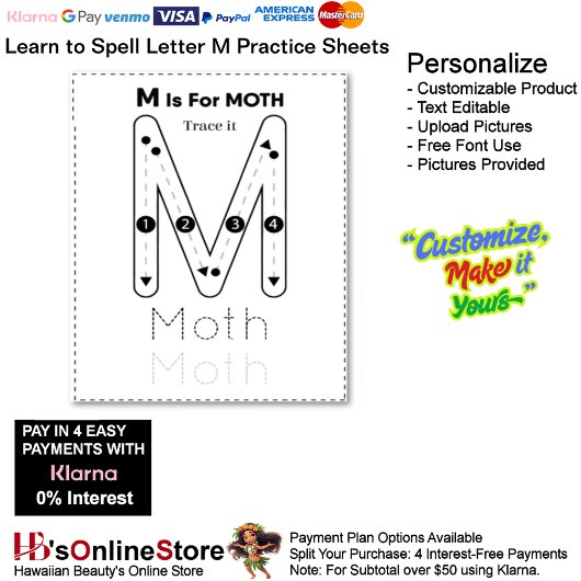 Papier 10 Learn To Spell Letter M Teacher Home Schooling