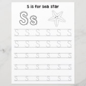 Papier 10 Learn To Spell Letter S Teacher Home Schooling (Devant)