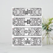 Papier 12-Step Slogans Bookmarks (Debout devant)