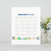 Papier 17 Learn To Spell A to Z Teacher Home Schooling (Debout devant)