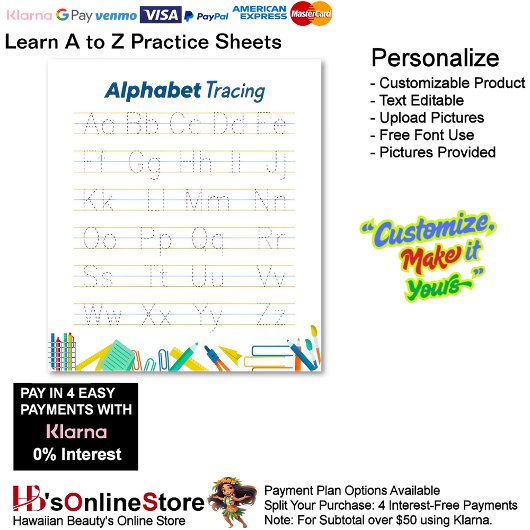 Papier 17 Learn To Spell A to Z Teacher Home Schooling