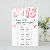 Papier 18 Anniversaire de ce jeu ou de ce jeu (Debout devant)