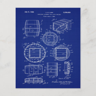 Papier 1966 Whiskey Container Art