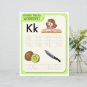 Papier 1 Learn To Spell Letter K Teacher Home Schooling (Debout devant)