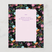 Papier 1er anniversaire de fête pour une fille Folkart BU (Dos)