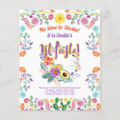 Papier 1er anniversaire de fête pour une fille Folkart BU (Devant)