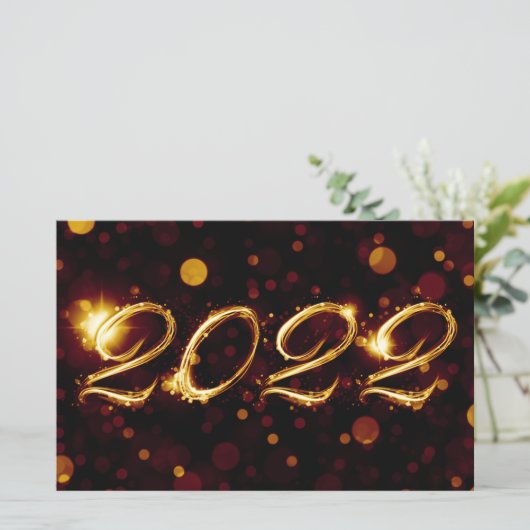 Papier 2022 (feux de bokeh) (Debout devant)