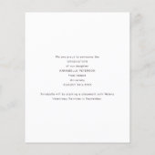 Papier 2023 3 Faire-part d'obtention d'un diplôme photo (Dos)