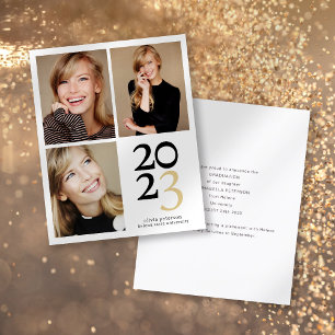 Papier 2023 3 Faire-part d'obtention d'un diplôme photo
