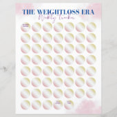 Papier 2024 The Weight Loss Era Tracker - 52 Week Tracker (Devant)