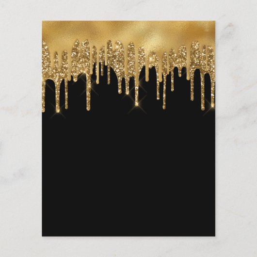 Papier 21e anniversaire parties scintillant en or noir in (Dos)