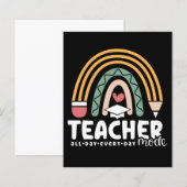 Papier 2- Drôle mode enseignant cadeau d'enseignement pou (Devant / Derrière)