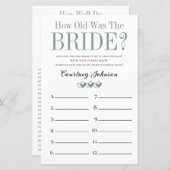 Papier 2 en 1 Jeux de Fête de Mariage Mixte (Devant / Derrière)