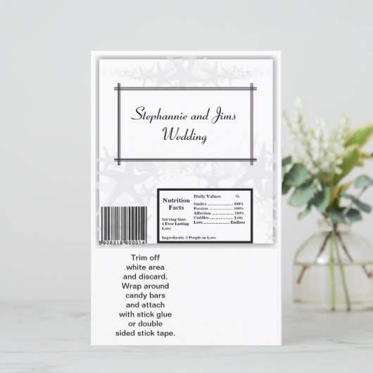 Papier 2 Hershey's Grand Bar Wrapper Summer Love & Shells (Debout devant)