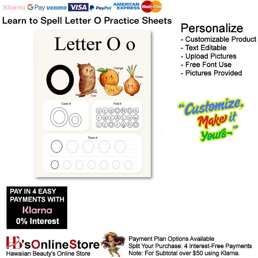 Papier 2 Learn To Spell Letter O Teacher Home Schooling