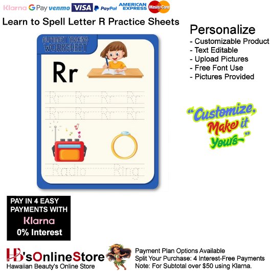 Papier 2 Learn To Spell Letter R Teacher Home Schooling