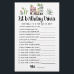 Papier 2ème anniversaire Trivia édite jeu<br><div class="desc">Achetez ce jeu de thème Voyage modifiable et profitez de la carte Trivia de haute qualité pour votre événement! C'est un modèle de jeu,  Vous pouvez changer les questions comme vous le souhaitez! Aquarelle de voyage thème design.</div>