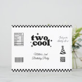 Papier 2nd Birthday Two Cool Snack Chip Bag Party Favor (Debout devant)